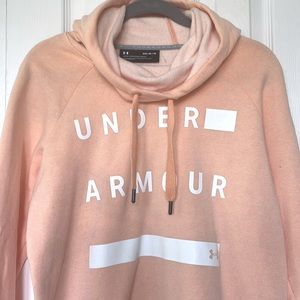 UnderArmour pull over loose fit hooded swat shirt size M